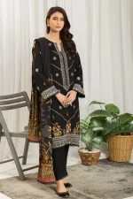 MEHAK 3PC WITH WOOL SHAWL EMBROIDERED WINTER DRESS